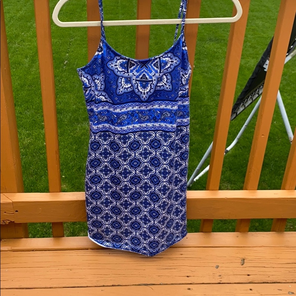 Blue dress